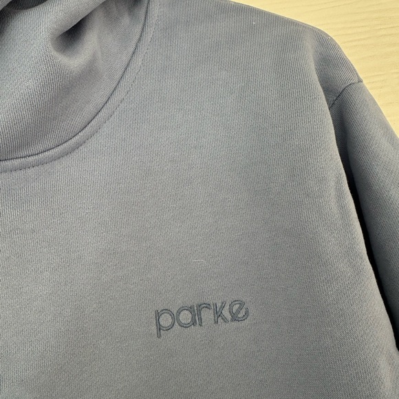 Parke • Blue Embroidered Hoodie - Picture 7 of 9